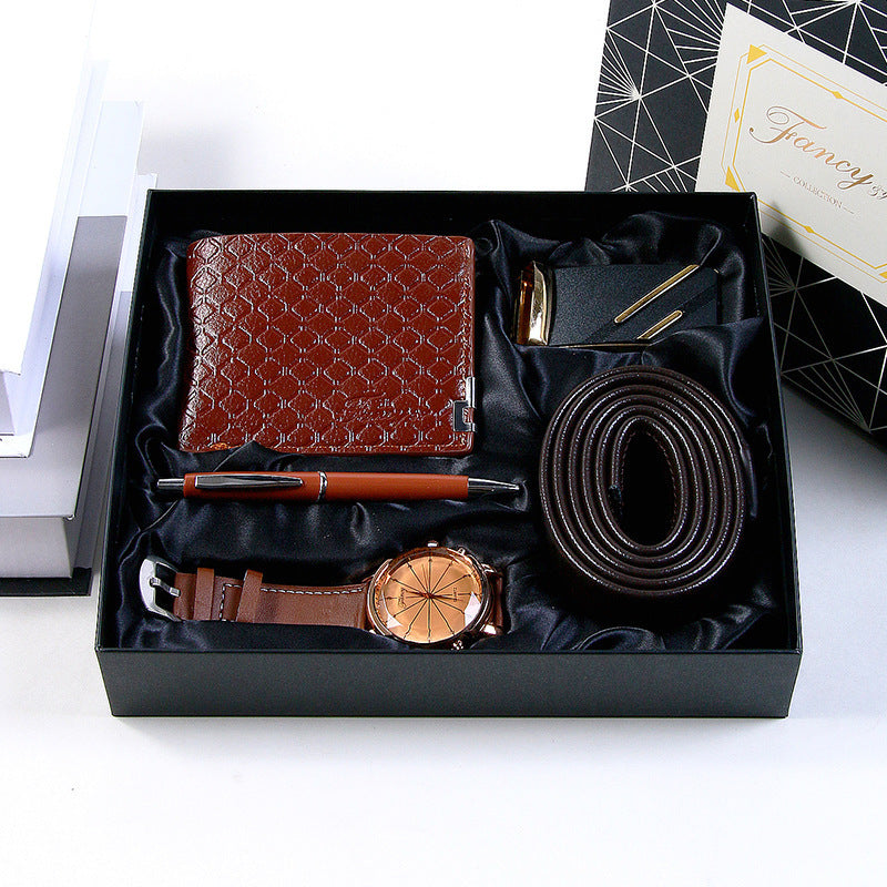 Men's Gift Suit Business Watch Belt
