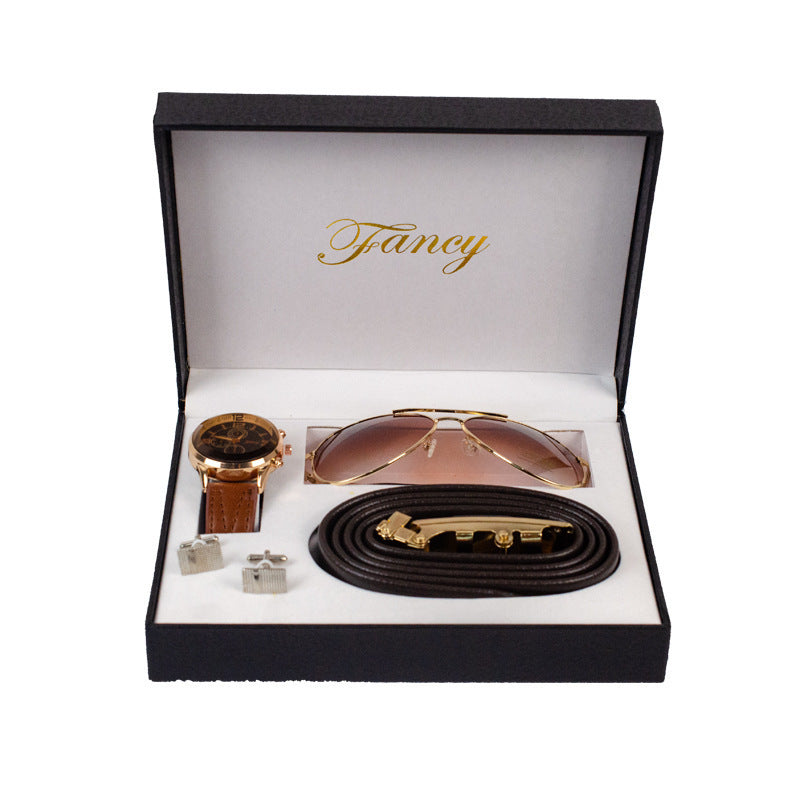 Men's Gift Suit Business Watch Belt