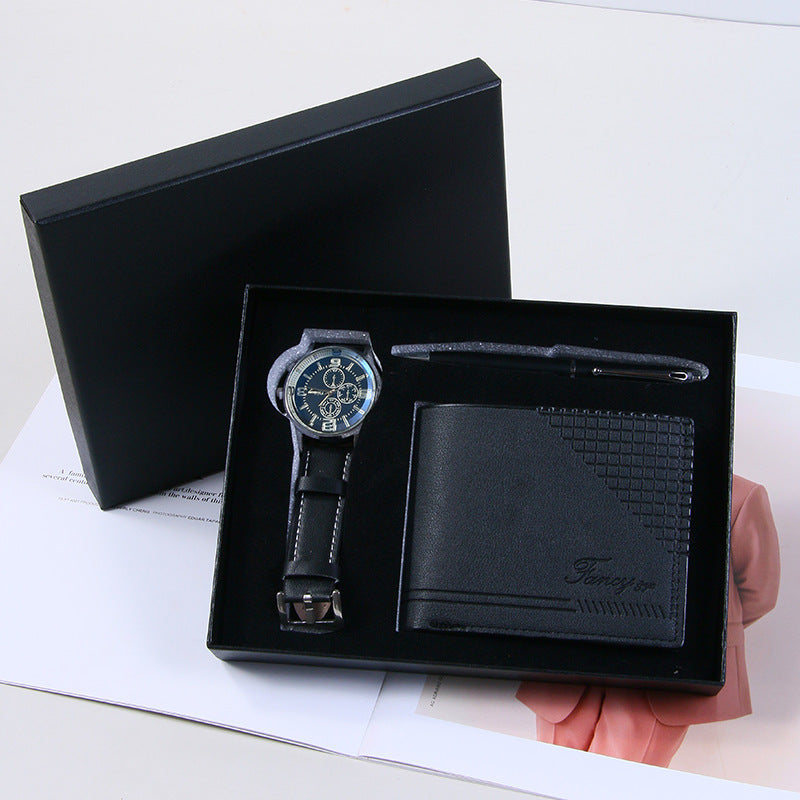 Men's Gift Suit Business Watch Belt