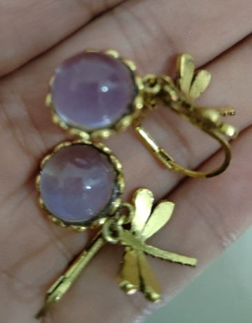 Jewelry Women's Earrings Hanging Vintage Dragonfly