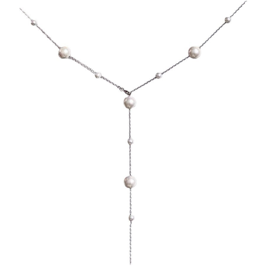 Starry Pearl Choker Necklaces