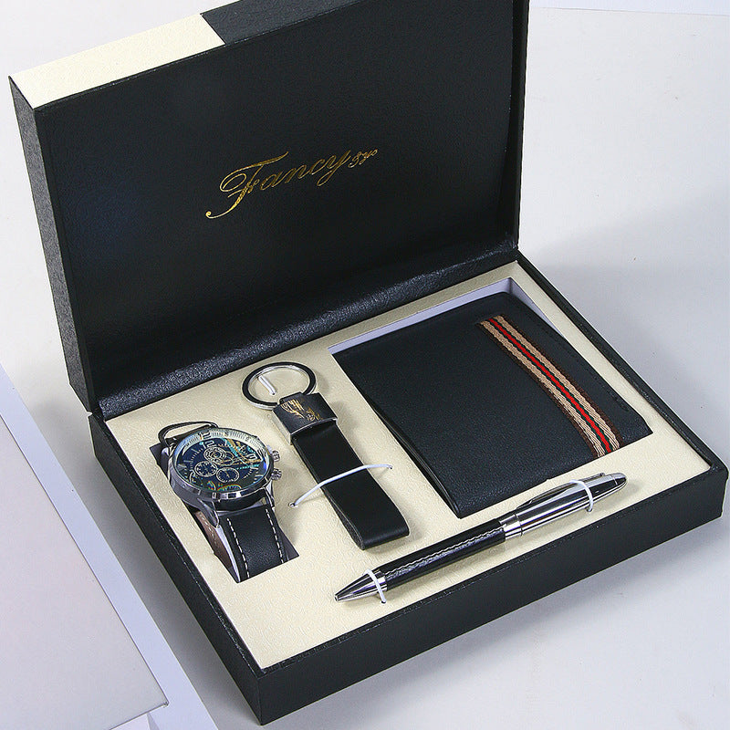 Men's Gift Suit Business Watch Belt