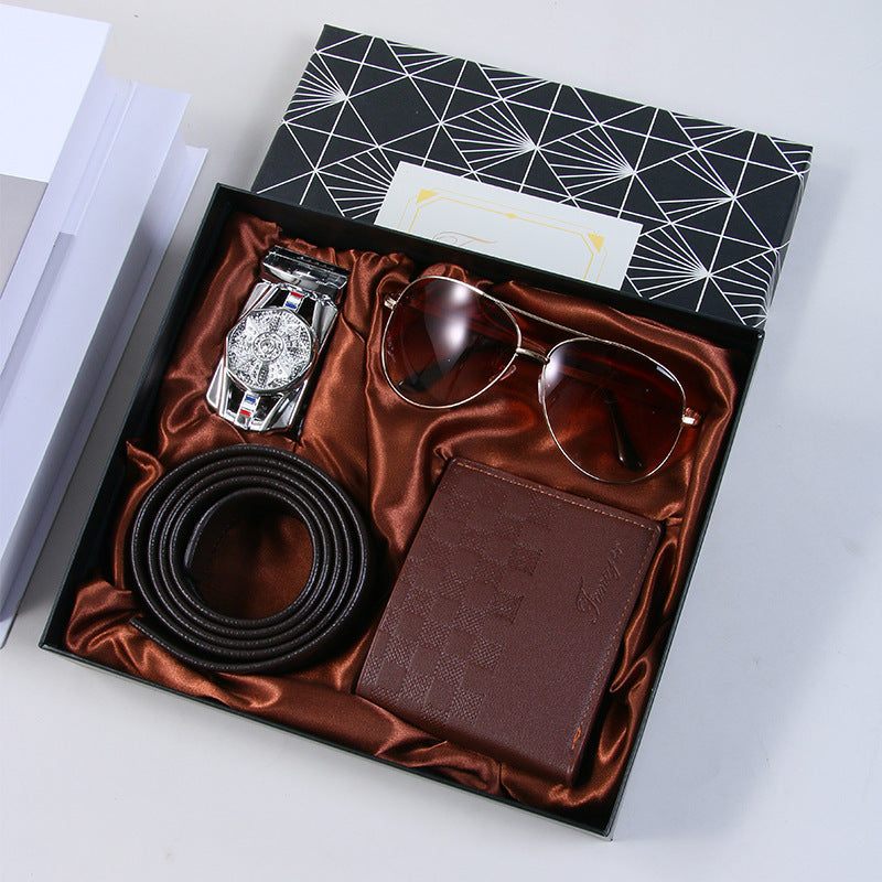 Men's Gift Suit Business Watch Belt