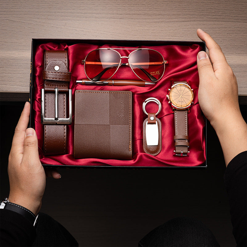 Men's Gift Suit Business Watch Belt
