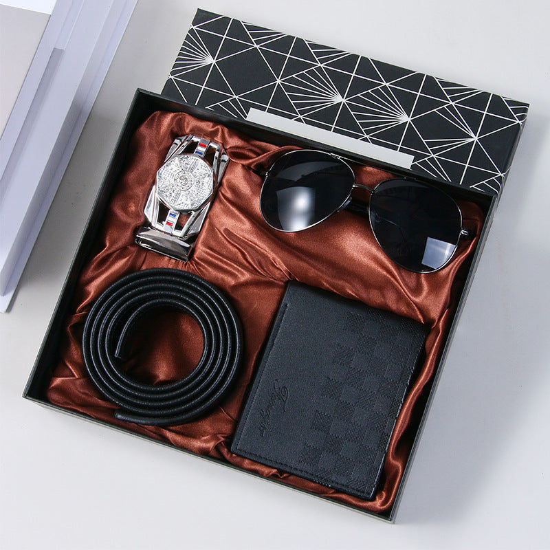 Men's Gift Suit Business Watch Belt