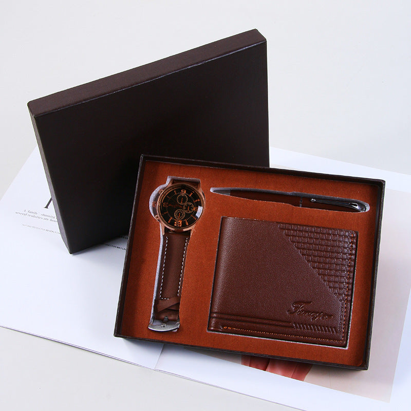 Men's Gift Suit Business Watch Belt