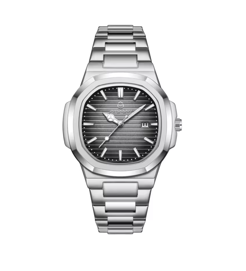 Waterproof Luminous Watch Stainless Steel Quartz A1