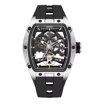 MEGIR 2242 Blue Automatic Watch for Men Sport Waterproof Stainless Steel A65