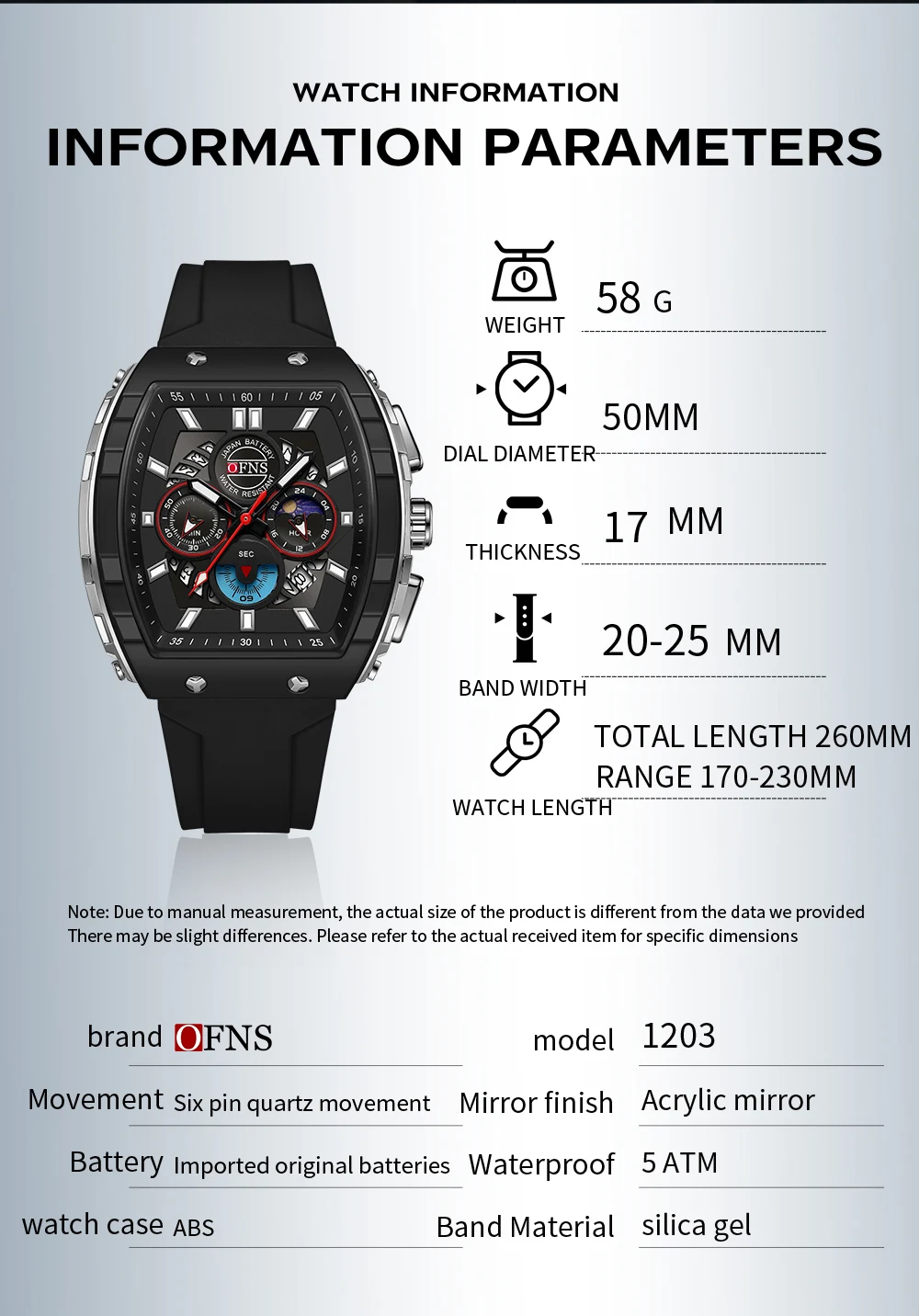 Man Luminous Waterproof Chronograph Calendar Silicone Strap Outdoor Luxury Sports