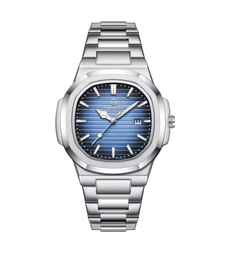 Waterproof Luminous Watch Stainless Steel Quartz A1