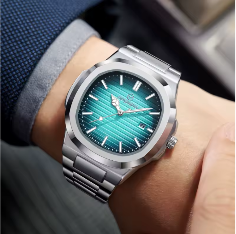 Waterproof Luminous Watch Stainless Steel Quartz A1