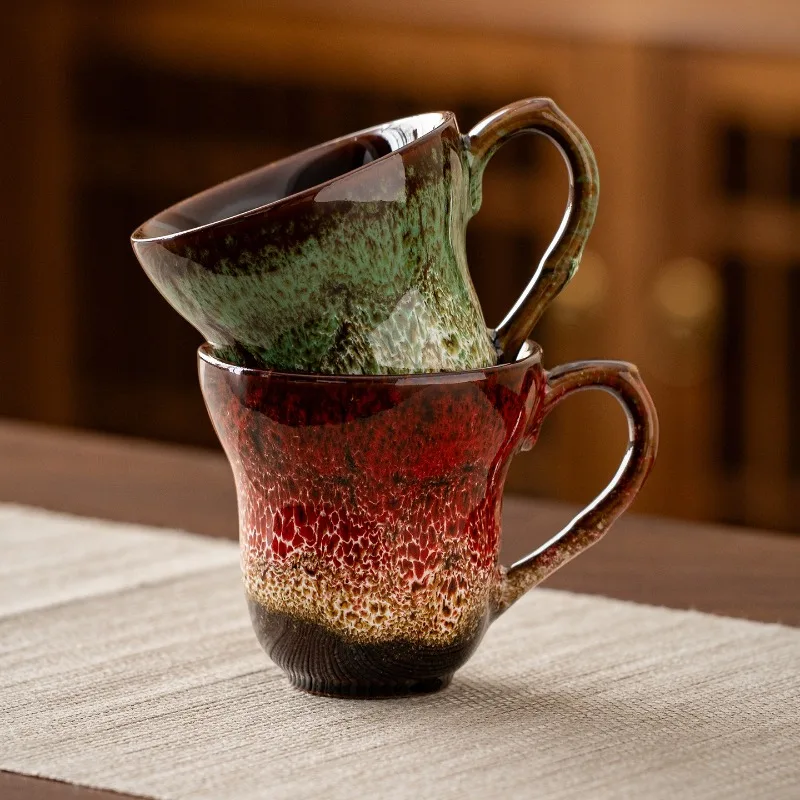 Kiln Transformation Master Cup Large Tea Tasting Single Person Building Cup Tianmu Glazed Ceramic Craftsmanship