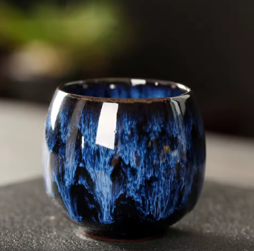 Japanese Style Ceramic Tea Cup Kiln Transformation Espresso Cup Porcelain Kung Fu Teacup Pottery Coffee Mug Wine Drinkware