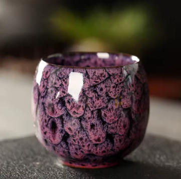 Japanese Style Ceramic Tea Cup Kiln Transformation Espresso Cup Porcelain Kung Fu Teacup Pottery Coffee Mug Wine Drinkware