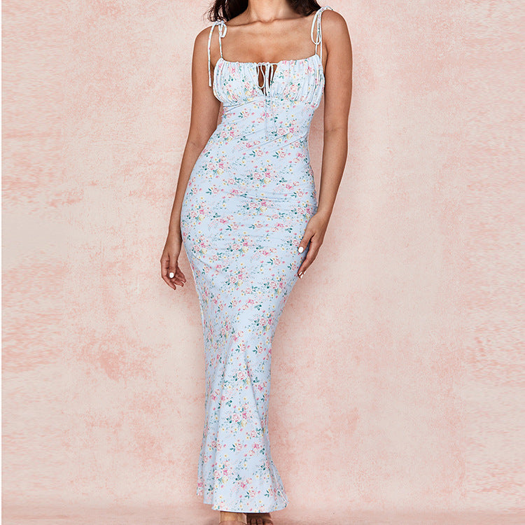 Summer Floral Print Dress Women