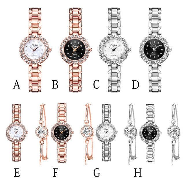 Luxury Watches-Set Bangle Clock Bracelet