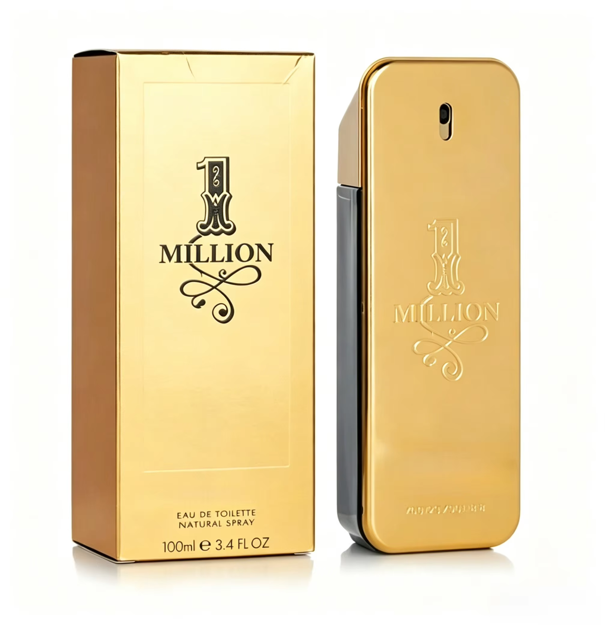 1 Million Paco Rabane Perfume-Long Lasting Designer Fragrance for Men with Mandarin, Cinnamon & Amber - Luxury Men's Perfume Spray
