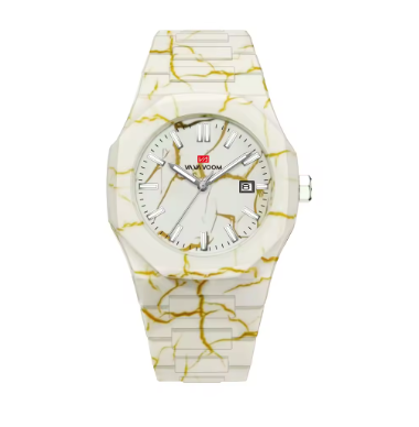 VA VA VOOM Top Brand Original Quartz Movement 40mm Marble Pattern A40
