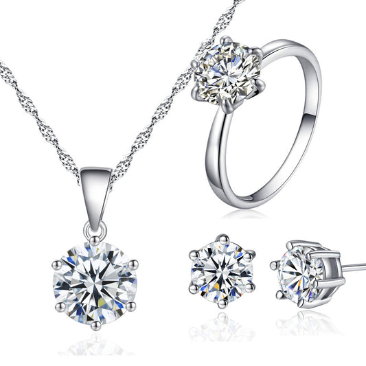DIamond Bridal Jewelry Set