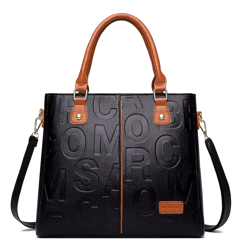 Luxury Designer Tote Handbag Female Large Capacity Travel Shoulder Bag
