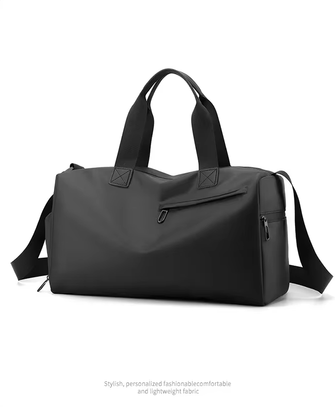 Travel Gym Bags Dry Wet Separation Shoulder Bag Yoga Fitness Travel Backpack Bags Color: Black