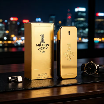 1 Million Paco Rabane Perfume-Long Lasting Designer Fragrance for Men with Mandarin, Cinnamon & Amber - Luxury Men's Perfume Spray
