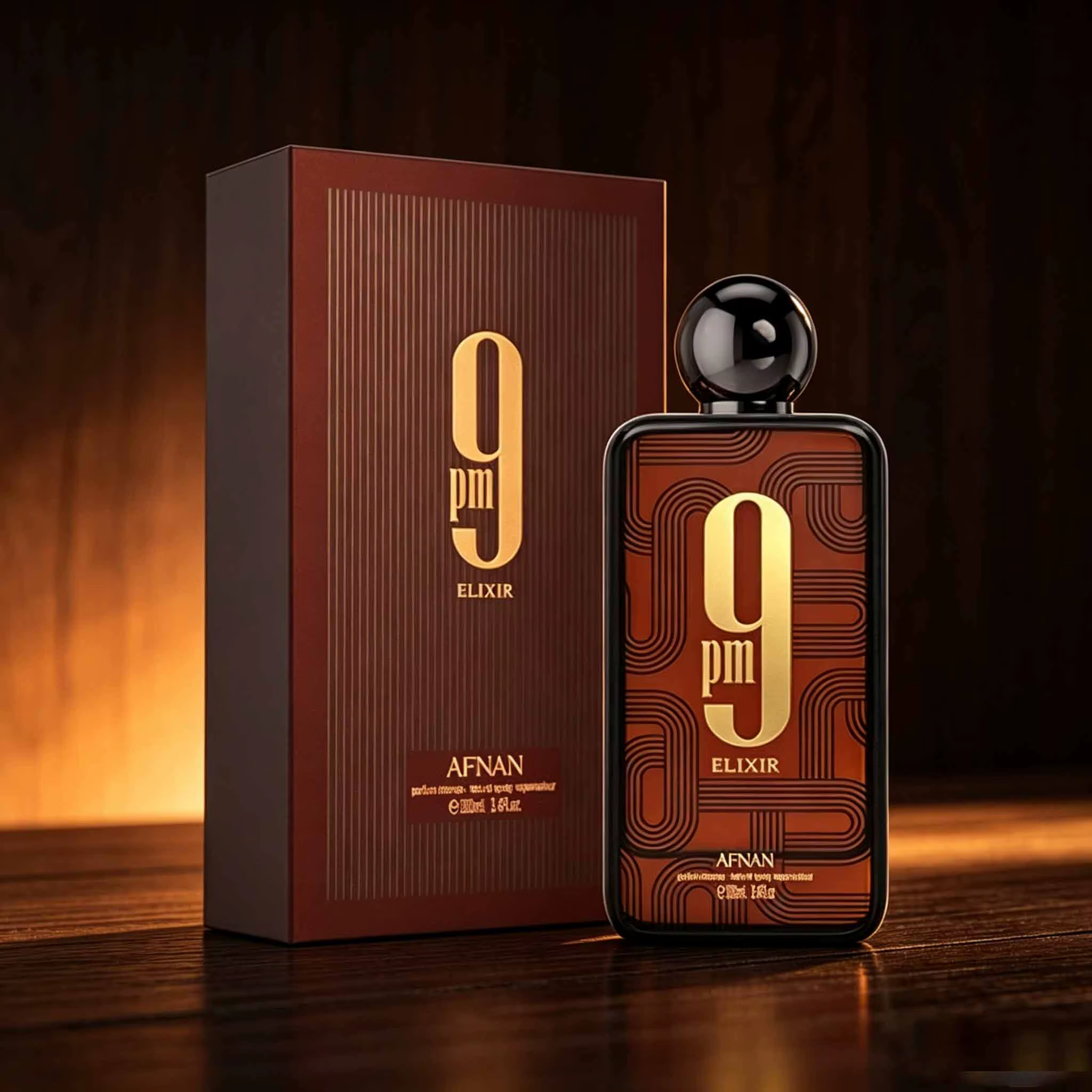 Afnan 9PM Elixir perfume, a delicate combination of tropical fruit fragrance
