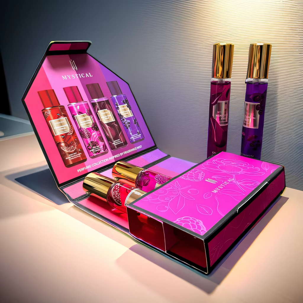 MYSTICAL Women's perfume gift box, fruity fragrance fresh A89