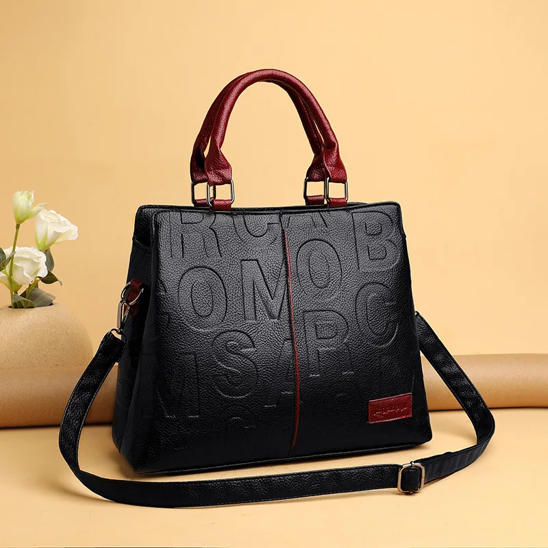 Luxury Designer Tote Handbag Female Large Capacity Travel Shoulder Bag