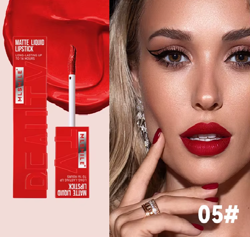 Nude Matte Lip Gloss Waterproof Lasting Lipstick  A37