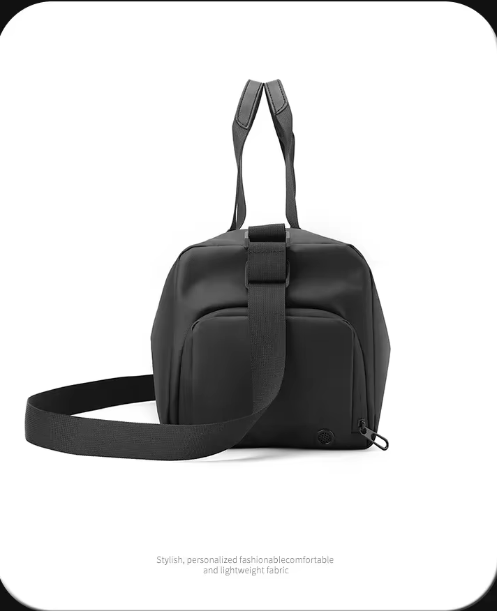 Travel Gym Bags Dry Wet Separation Shoulder Bag Yoga Fitness Travel Backpack Bags Color: Black
