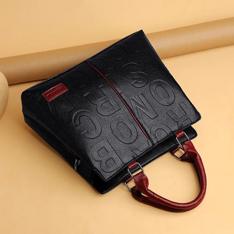 Luxury Designer Tote Handbag Female Large Capacity Travel Shoulder Bag