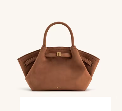 JW Pei Dumpling Bag Suede Shoulder Crossbody Underarm Bag Brown A81