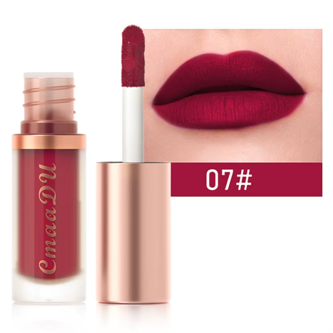 Waterproof Matte Velvet Lip Glaze Moisturizing Long Lasting A38
