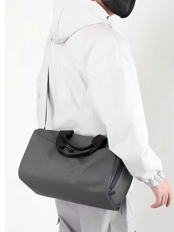 Travel Gym Bags Dry Wet Separation Shoulder Bag Yoga Fitness Travel Backpack Bags Color:Gray
