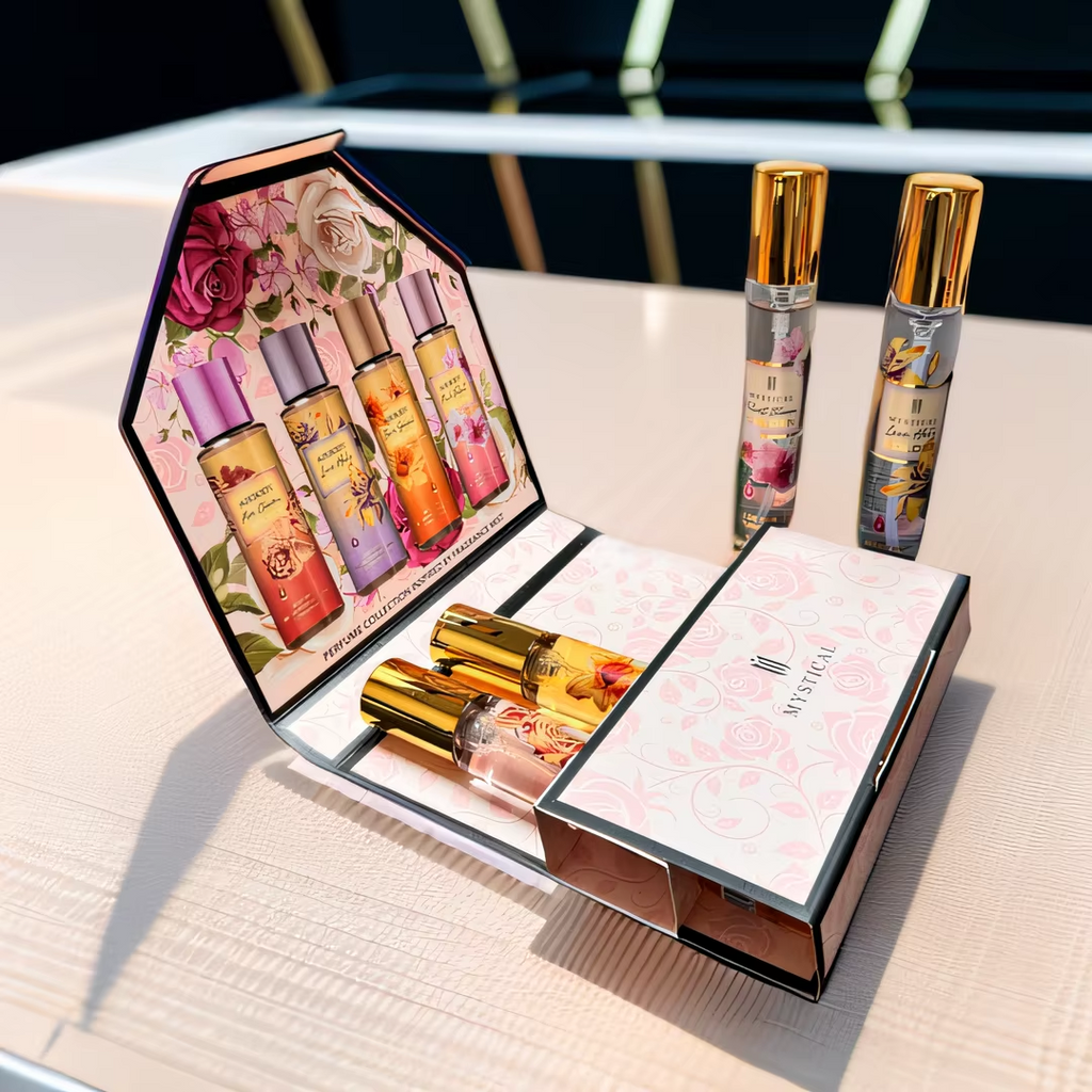MYSTICAL Women's perfume gift box, floral fragrance fresh, unisex A89