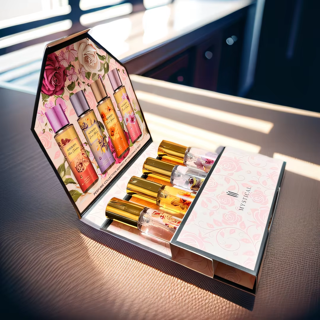 MYSTICAL Women's perfume gift box, floral fragrance fresh, unisex A89
