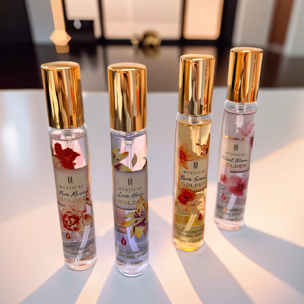 MYSTICAL Women's perfume gift box, floral fragrance fresh, unisex A89