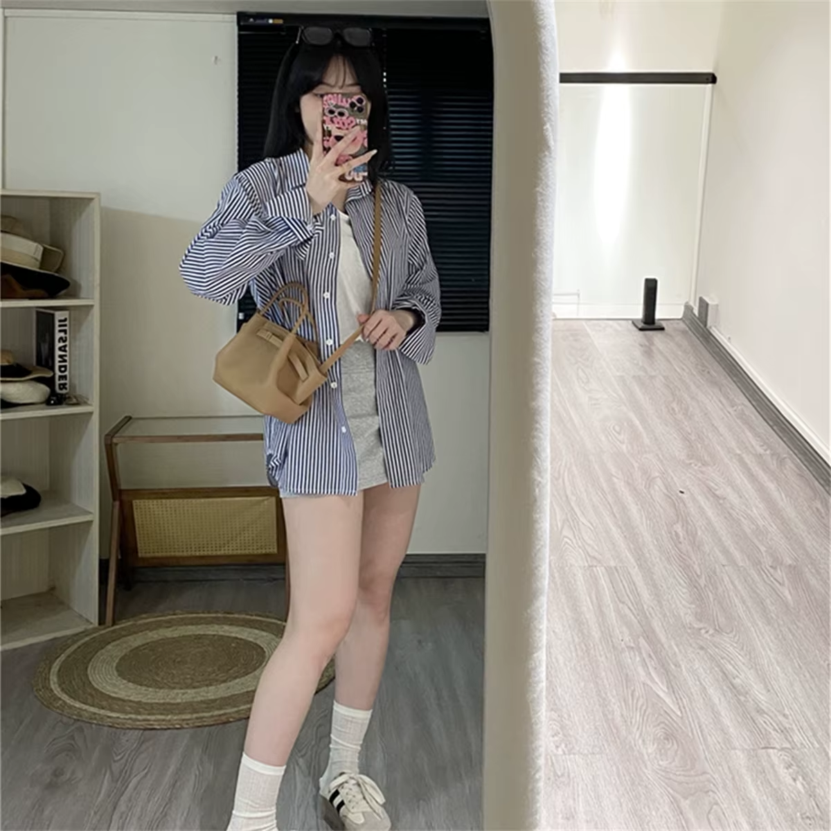 JW Pei Dumpling Bag Suede Shoulder Crossbody Underarm Bag Caramel A81