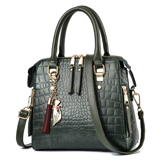 Luxury Crocodile Pattern Handbag For Women A24