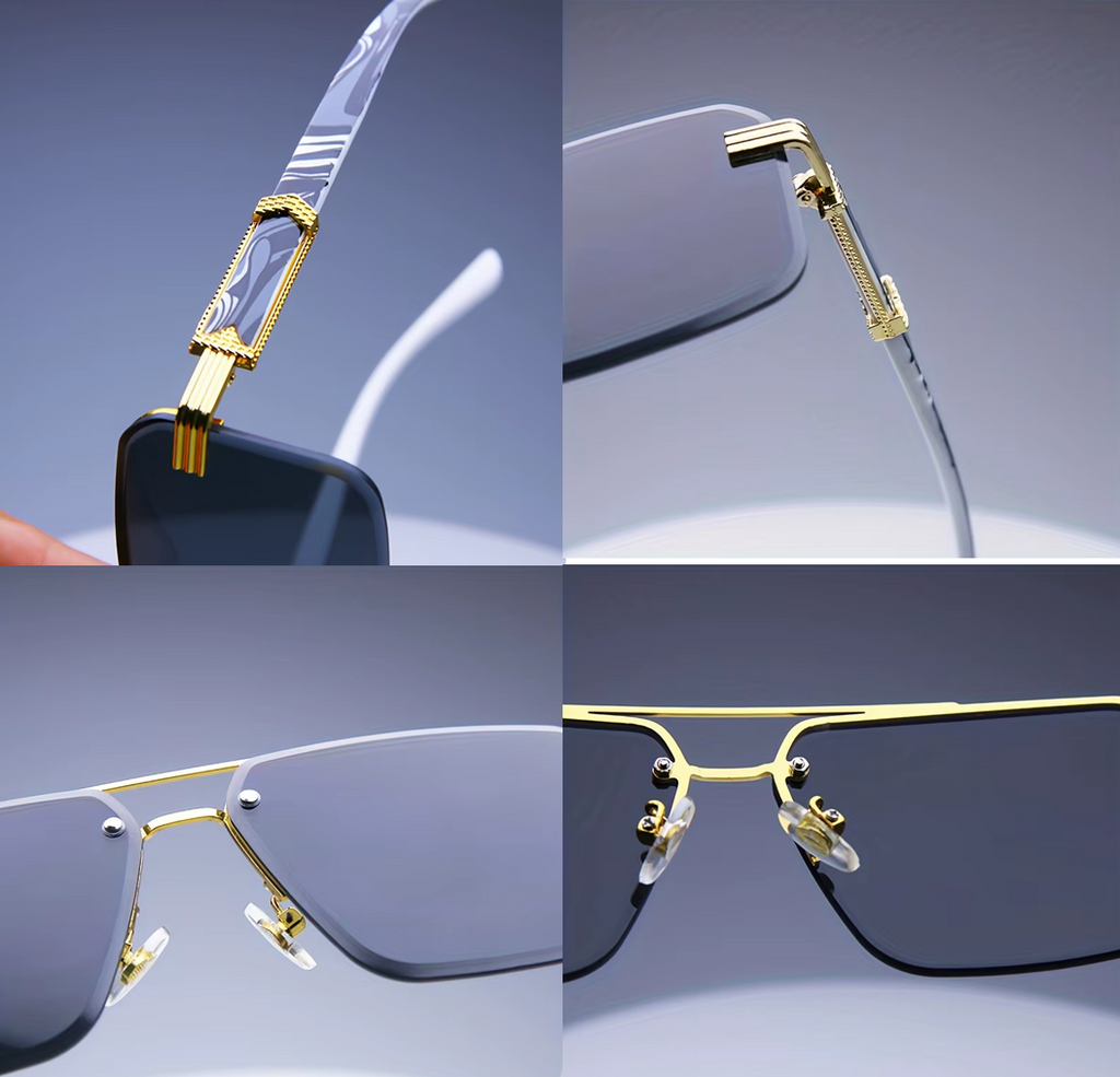 Rimless Sunglasses Men Women Classic A31