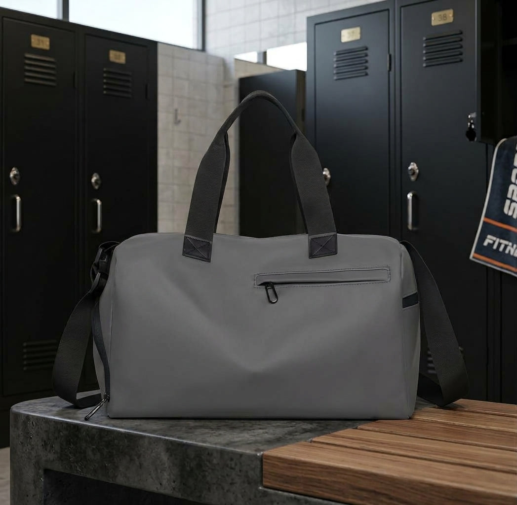 Travel Gym Bags Dry Wet Separation Shoulder Bag Yoga Fitness Travel Backpack Bags Color:Gray