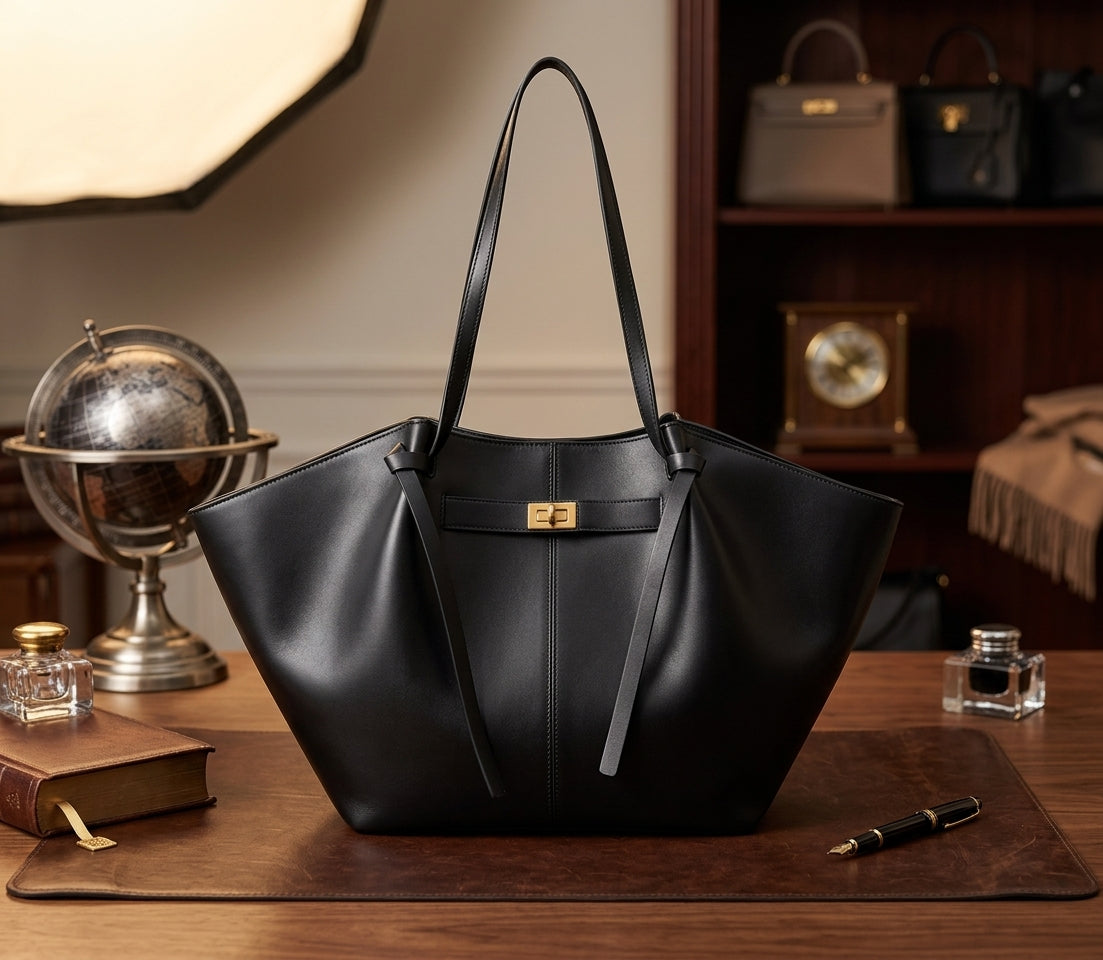 New Bat-Shaped High Street Handbag European and American Style Color:black
