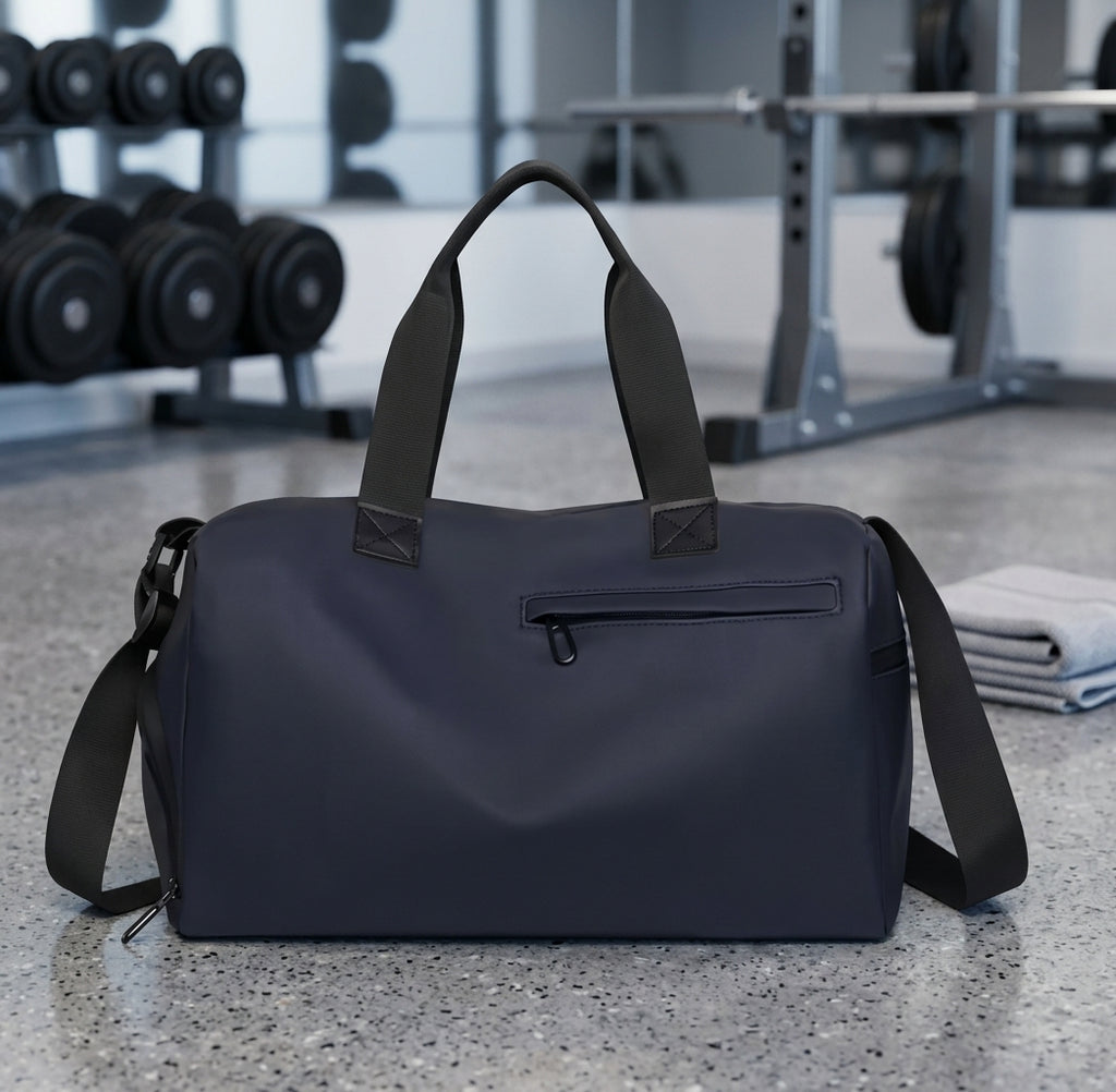 Travel Gym Bags Dry Wet Separation Shoulder Bag Yoga Fitness Travel Backpack Bags Color:Blue