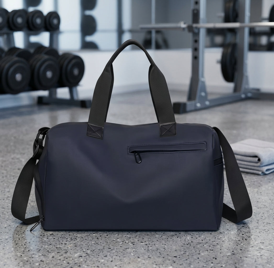 Travel Gym Bags Dry Wet Separation Shoulder Bag Yoga Fitness Travel Backpack Bags Color:Blue