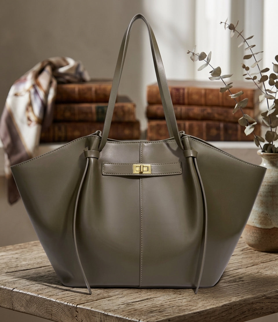 New Bat-Shaped High Street Handbag European and American Style Color:army green