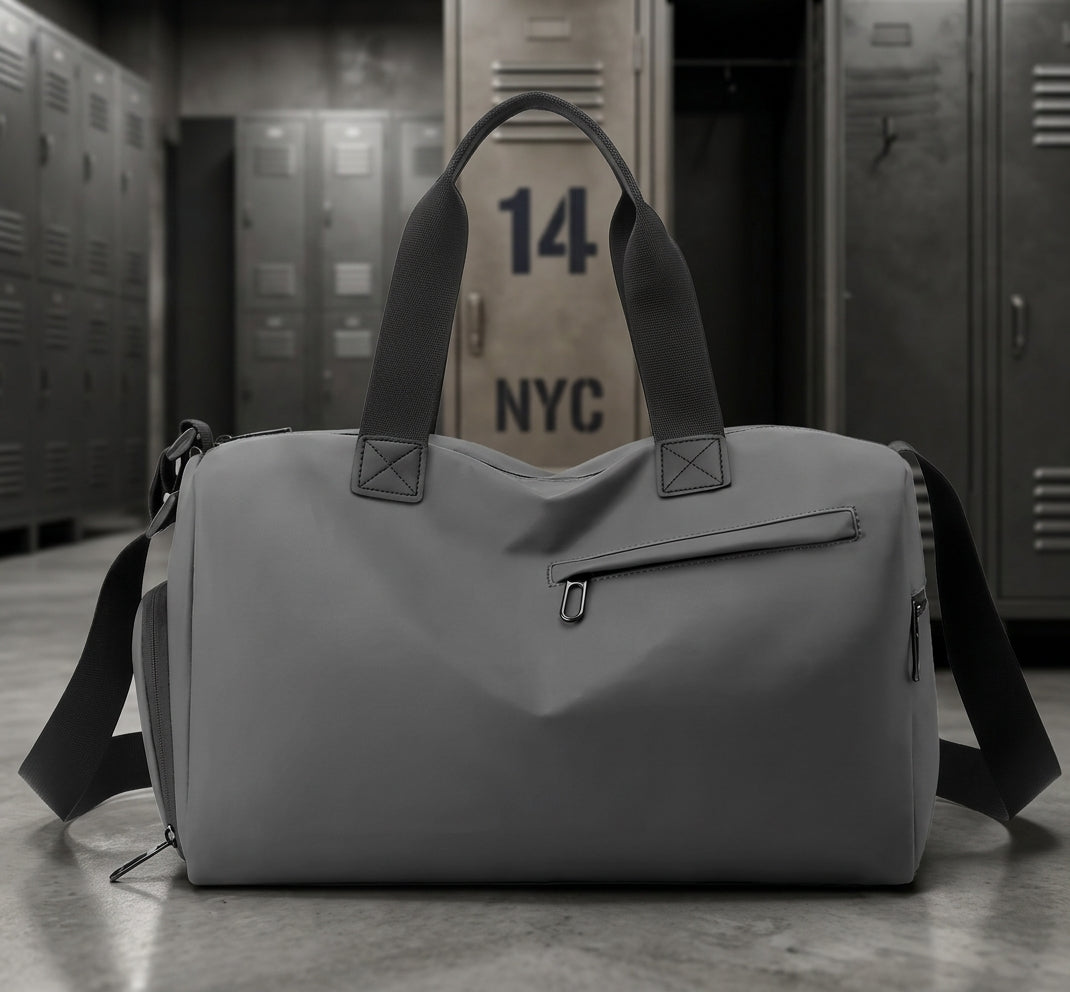 Travel Gym Bags Dry Wet Separation Shoulder Bag Yoga Fitness Travel Backpack Bags Color:Gray