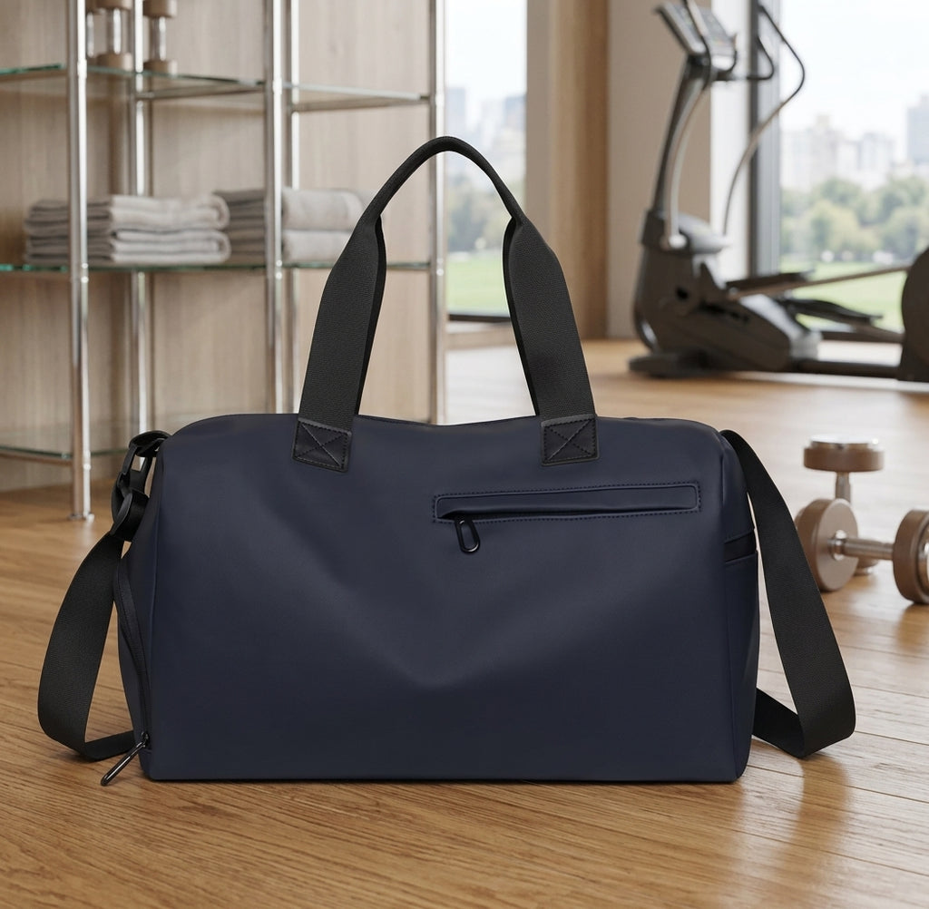 Travel Gym Bags Dry Wet Separation Shoulder Bag Yoga Fitness Travel Backpack Bags Color:Blue