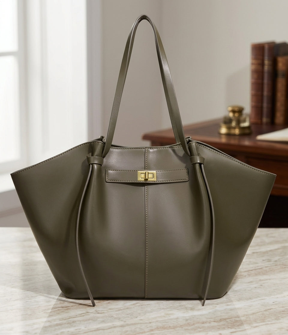New Bat-Shaped High Street Handbag European and American Style Color:army green