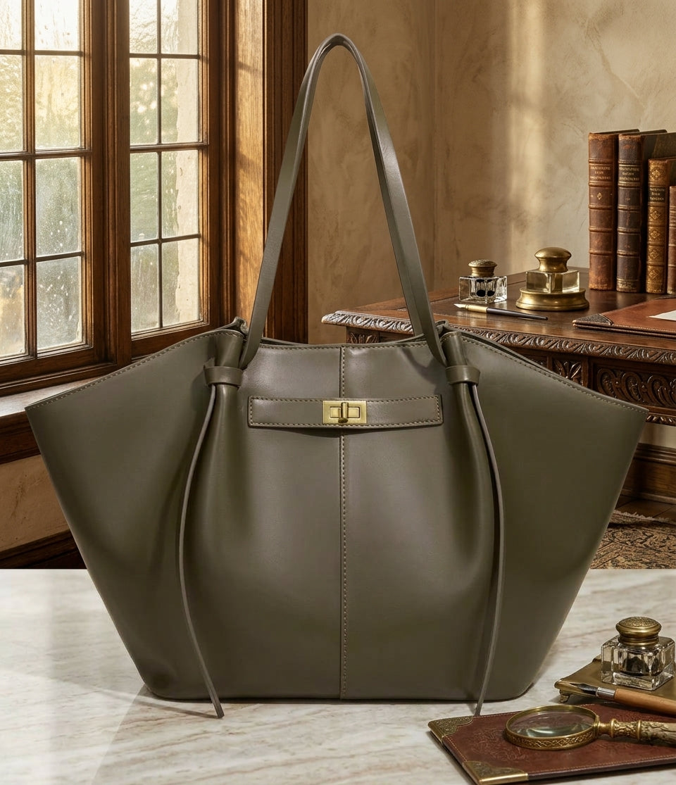 New Bat-Shaped High Street Handbag European and American Style Color:army green